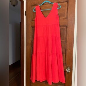 Marine Layer Corinne tiered gauze dress